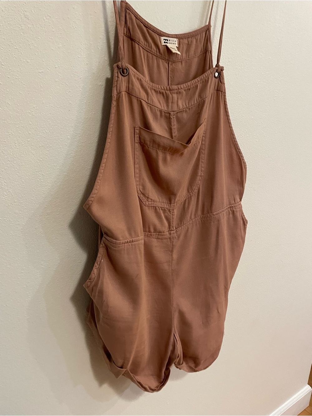 🌹 Billabong Wild Pursuit Overalls | Rose Pink | Size Large | Fair Condition 🌹